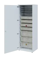 EUROMEDICA D - 66 skříň léková boxová, 1-dveřová, levá, 1950x660x535, korpus bílý, dvířka bílá